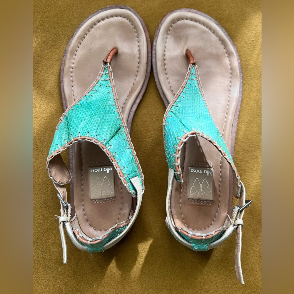 Ella Moss Turquoise Sandals